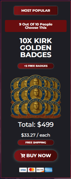 Trump 250th Anniversary Golden Badge Price