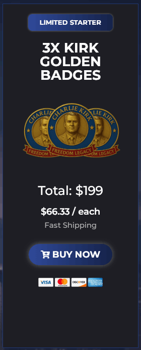 Trump 250th Anniversary Golden Badge Price