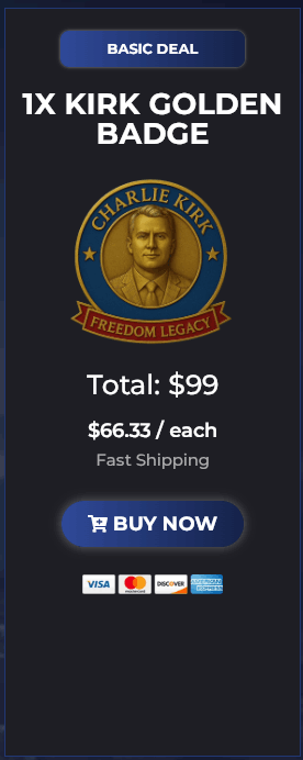 Trump 250th Anniversary Golden Badge Price